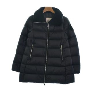 モンクレール(MONCLER)のMONCLER モンクレール ダウンコート 00(XXS位) 黒 【古着】【中古】(ダウンコート)