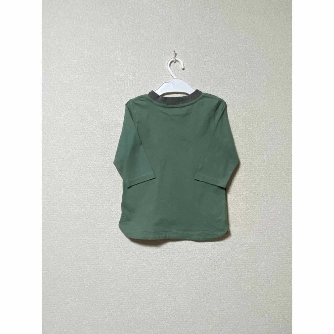 hakka kids(ハッカキッズ)のハッカキッズ　110 6分袖Tシャツ　5回着用 キッズ/ベビー/マタニティのキッズ服女の子用(90cm~)(Tシャツ/カットソー)の商品写真