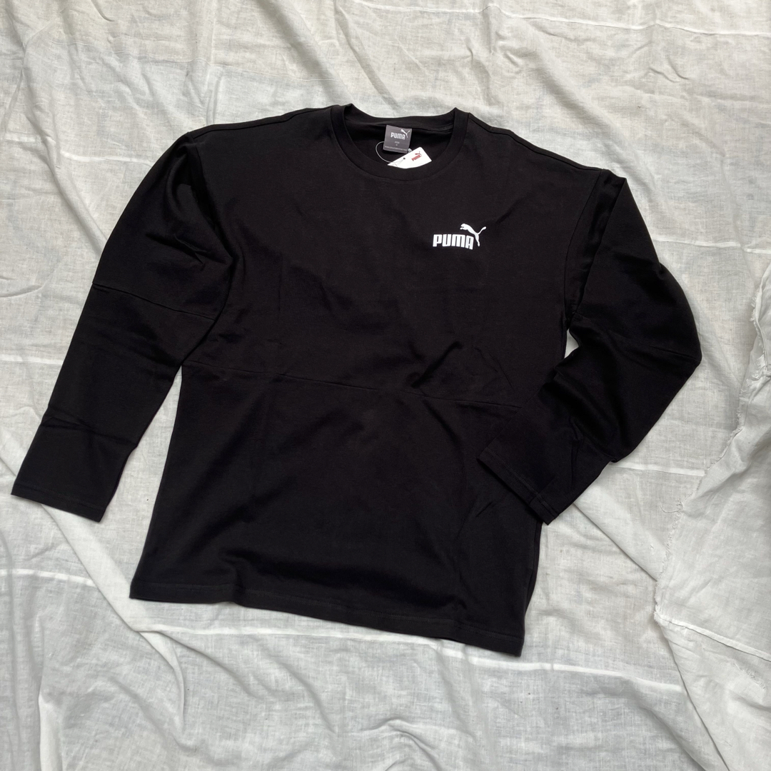 PUMA - 新品未使用品 PUMA プーマ Lサイズ 長袖Tシャツ 黒 カジュアル