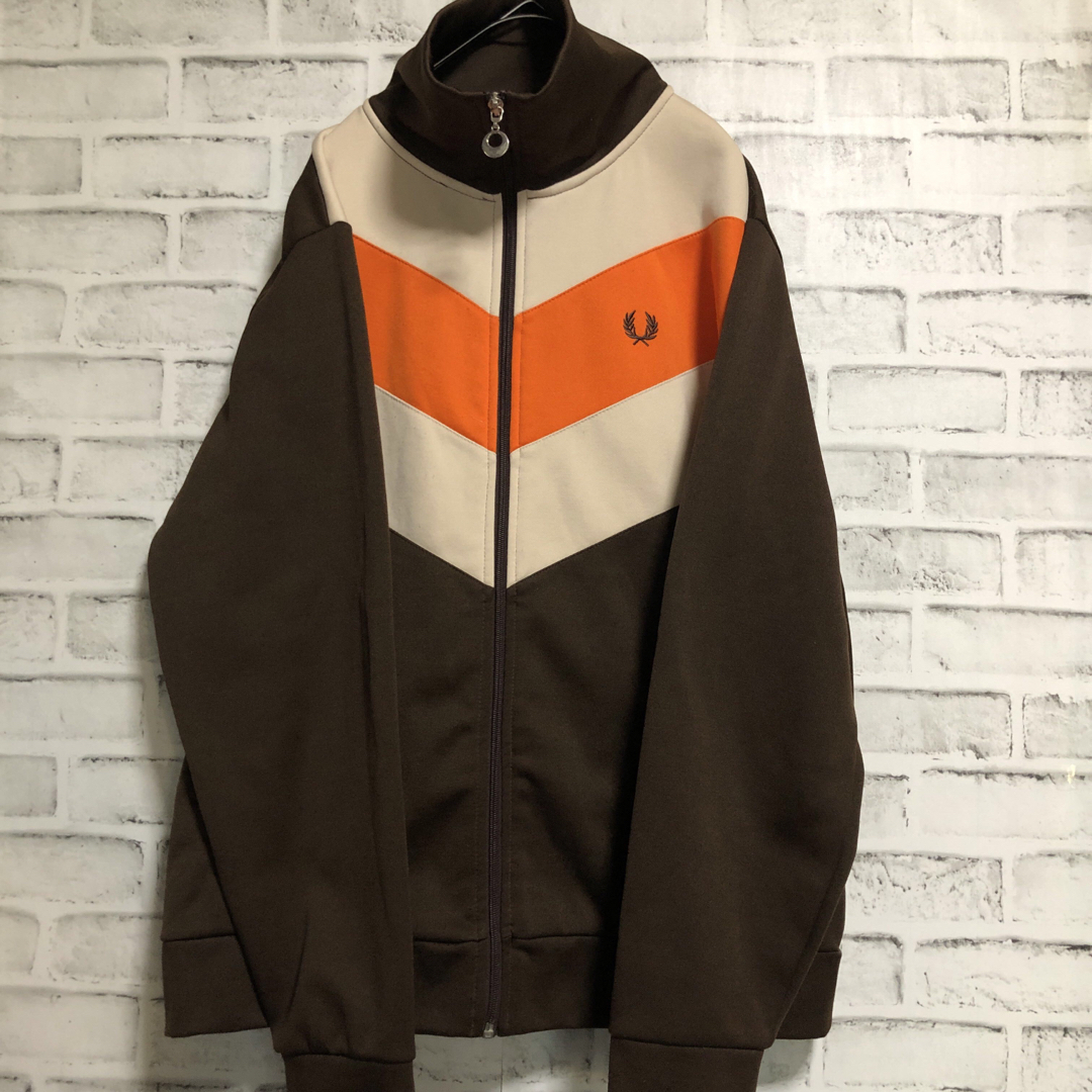 FRED PERRY - 希少ブラウンベージュL⭐️80s Fred Perry トラック 