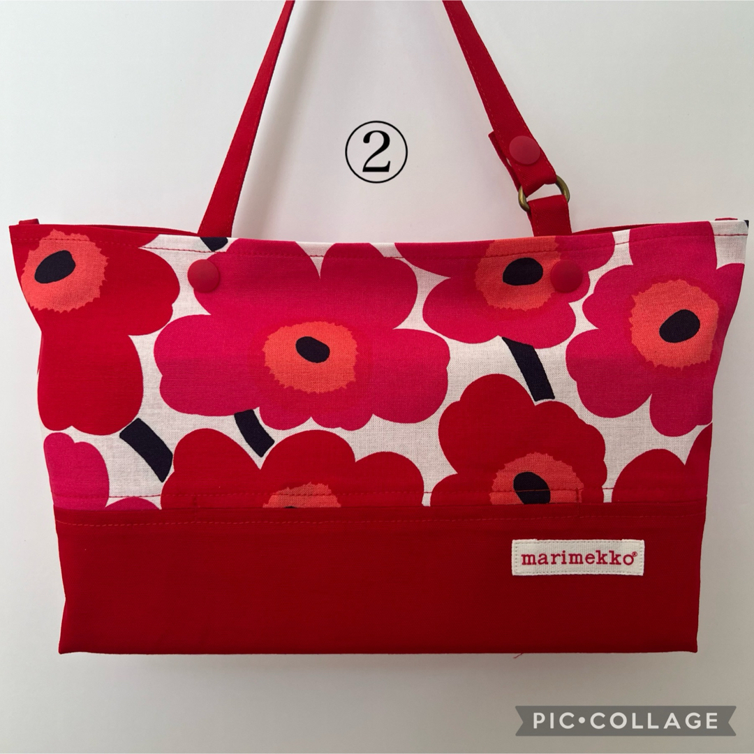 marimekko(マリメッコ)のやっちゃん様専用　ボックスティッシュケース　レッド インテリア/住まい/日用品のインテリア小物(ティッシュボックス)の商品写真