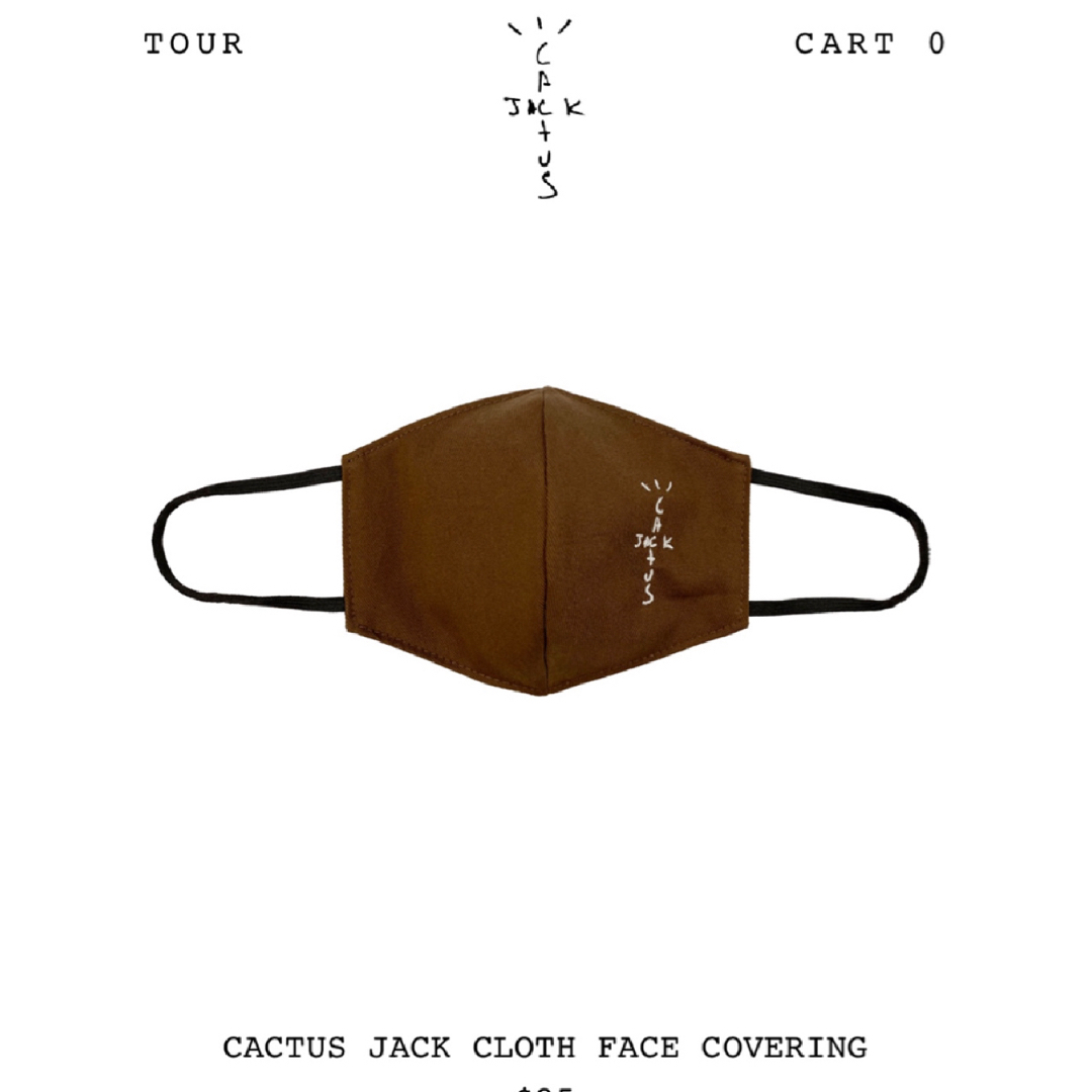 CACTUS(カクタス)のトラビィススコットCACTUS JACK CLOTH FACE COVERING メンズのメンズ その他(その他)の商品写真