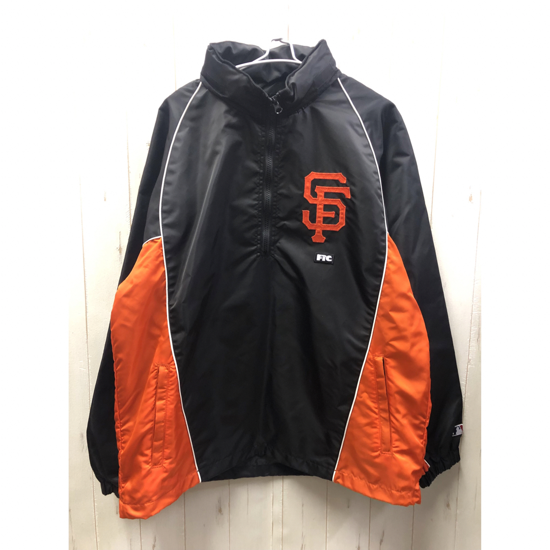 FTC(エフティーシー)のFTC x SAN FRANCISCO GIANTS ハーフジップ ジャケット メンズのジャケット/アウター(ナイロンジャケット)の商品写真