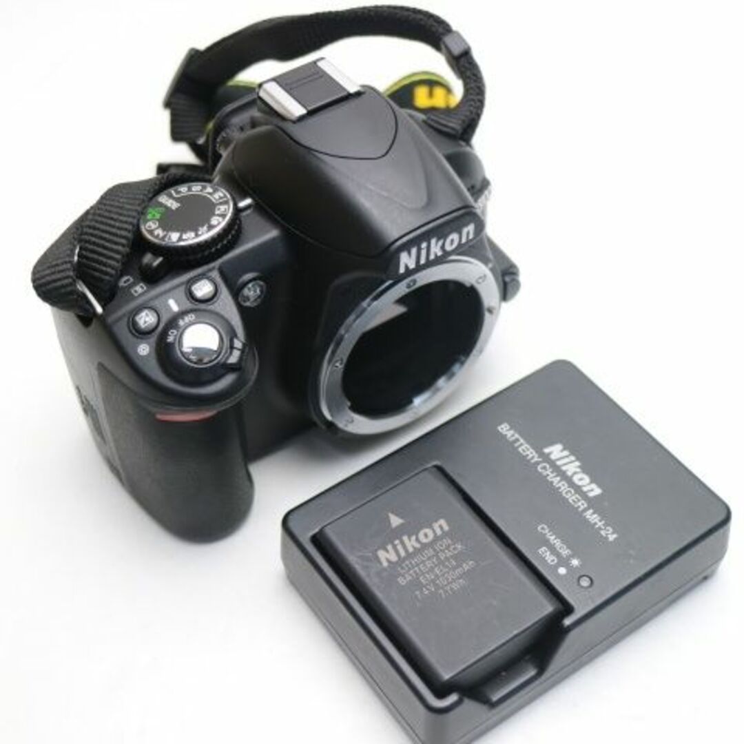 Nikon(ニコン)の超美品 Nikon D3100 ブラック ボディ M777 スマホ/家電/カメラのカメラ(デジタル一眼)の商品写真