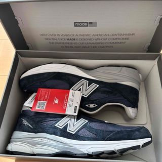 ニューバランス(New Balance)のM990NB3 990V3 28.5cm ネイビー レア商品　最終値下げ(スニーカー)