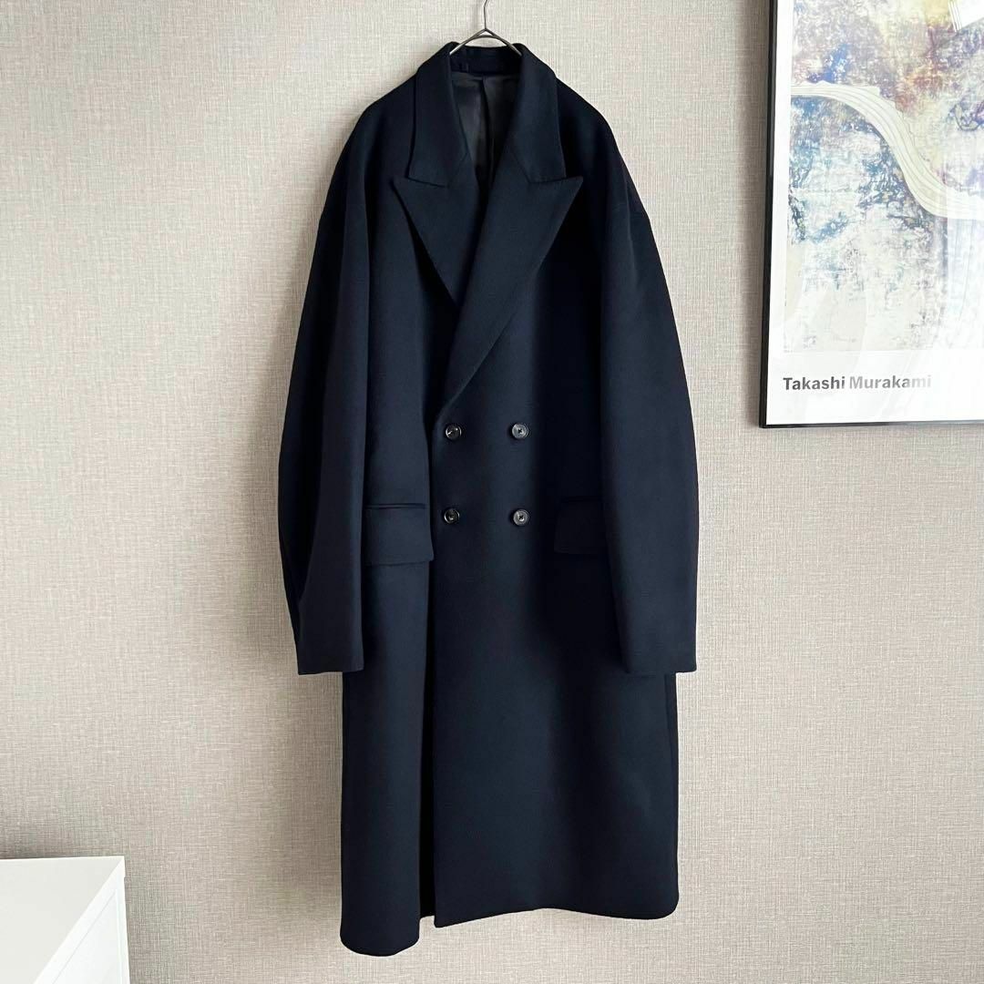 THE RERACS(ザリラクス)の美品 23AW The CLASIK DOUBLE BREAST COAT メンズのジャケット/アウター(チェスターコート)の商品写真