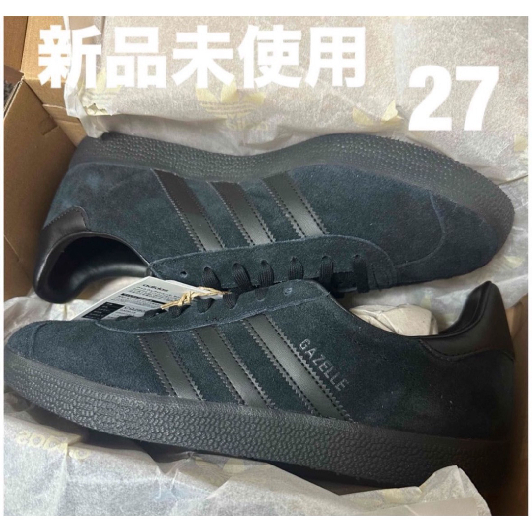 adidas(アディダス)の【27.0】adidas ガゼル トリプルブラック 新品未使用 メンズの靴/シューズ(スニーカー)の商品写真