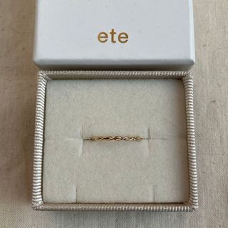 ete - リング エテ ete エメラルド K10の通販 by y♡'s shop ｜エテ ...