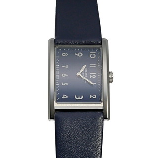 ティファニー(Tiffany & Co.)のティファニー TIFFANY&Co. イースト ウエスト 34677344 ネイビー文字盤 中古 腕時計 レディース(腕時計)