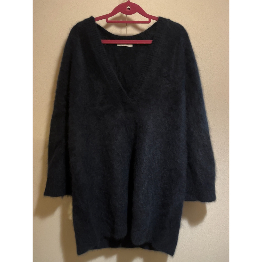 Plage(プラージュ)のplage Cashmere Mix Fur 深Vプルオーバー　カシミヤ混 レディースのトップス(ニット/セーター)の商品写真