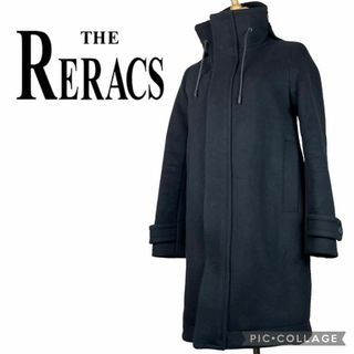 THE RERACS - THE RERACS 21FW キルティングロングコート 黒 36の通販