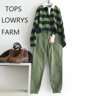 ローリーズファーム(LOWRYS FARM)の新品 タグ付き　ローリズファーム　長袖　ショート丈　ポロシャツ　プルオーバー(シャツ/ブラウス(長袖/七分))