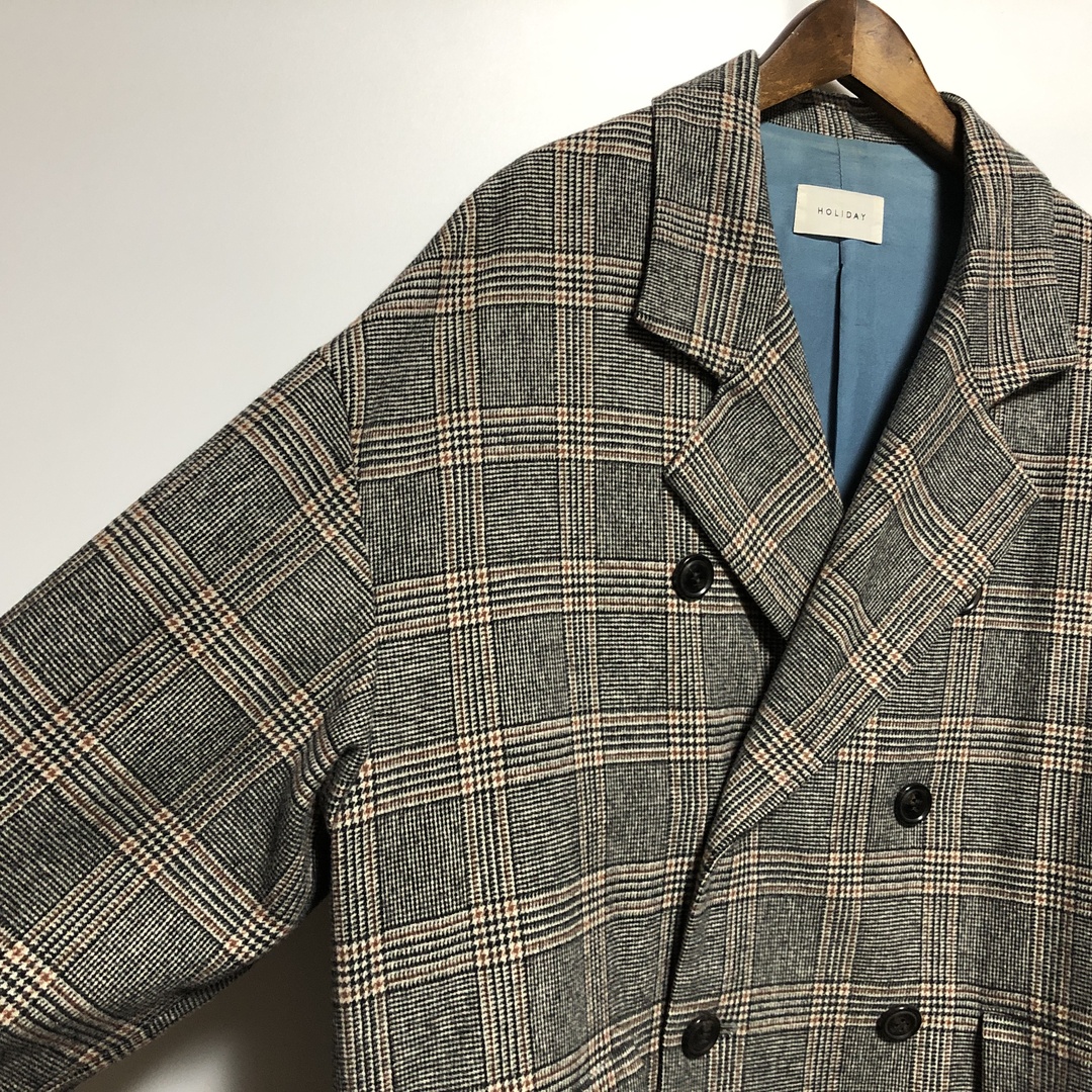 holiday(ホリデイ)のHOLIDAY GLEN CHECK COAT ホリデイ レディース レディースのジャケット/アウター(テーラードジャケット)の商品写真