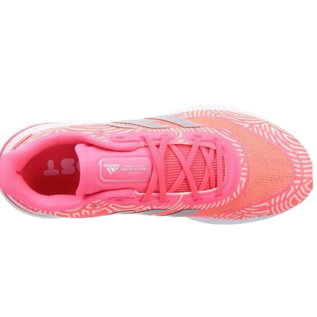 スニーカー　ランニングシューズ　24.5　ピンク　男女兼用　高パフォーマンス レディースの靴/シューズ(スニーカー)の商品写真