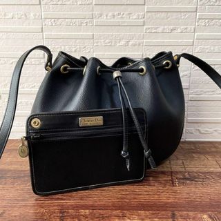 Dior　美品　ショルダーバッグ　チェーンバッグ　ゴールド　ハニカム柄　2way