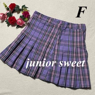 junior sweet♡プリーツスカート チェックスカート ミニスカートF(ミニスカート)