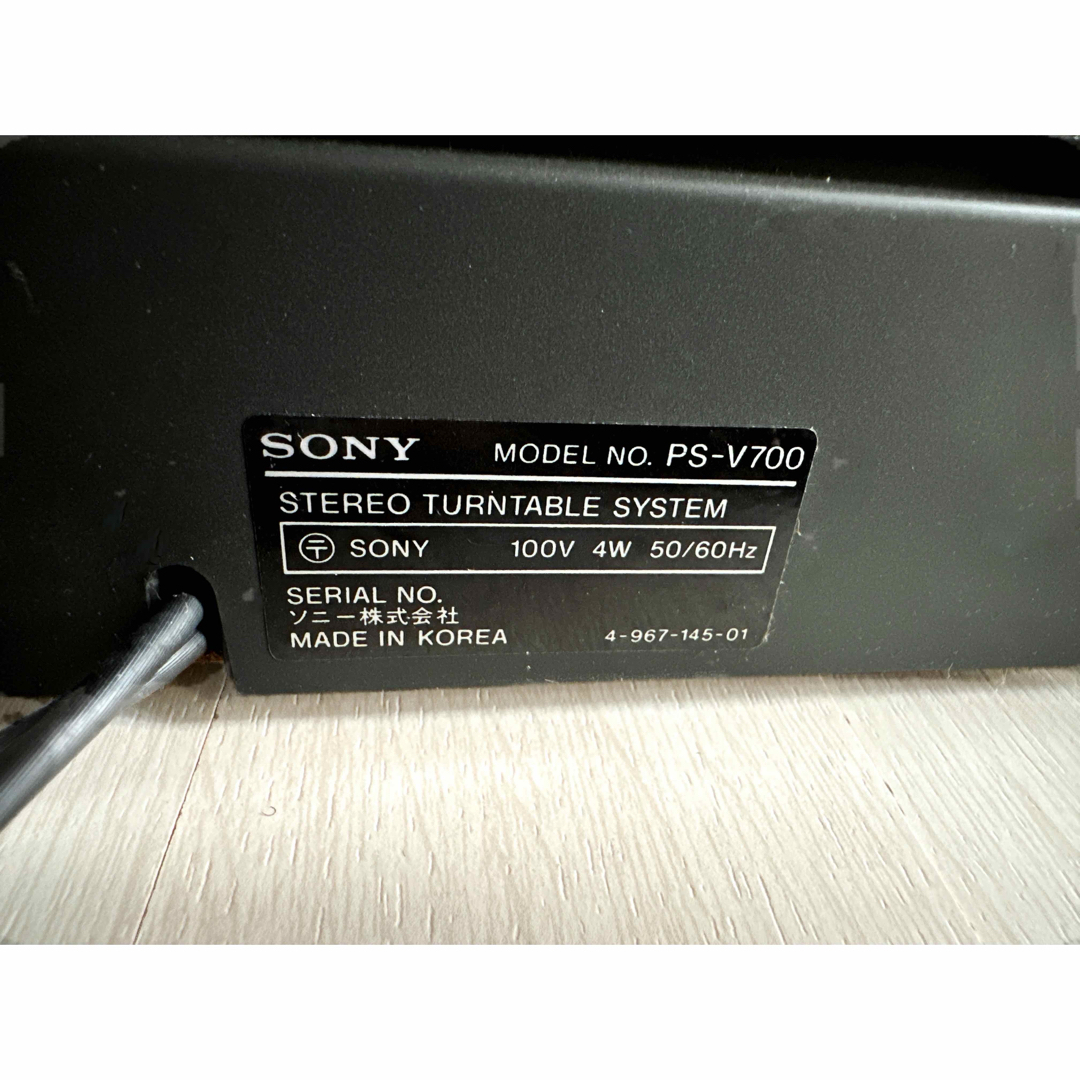 SONY(ソニー)の★ソニー★ステレオプレーヤー PS-V700 レコードプレイヤー PL スマホ/家電/カメラのオーディオ機器(その他)の商品写真