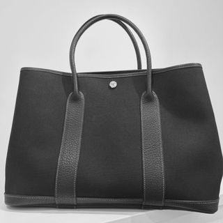 エルメス(Hermes)のHERMES ガーデンパーティーMMブラック(トートバッグ)