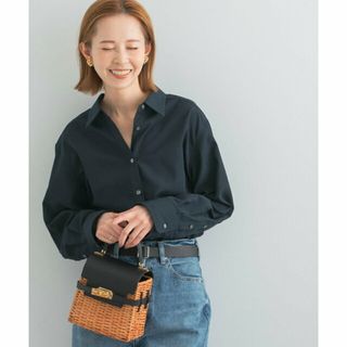 アーバンリサーチロッソ(URBAN RESEARCH ROSSO)の【NAVY】イージーケアオーバーシャツ(シャツ/ブラウス(長袖/七分))