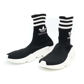 バレンシアガ(Balenciaga)のBALENCIAGA×adidas バレンシアガ アディダス Speed Trainer スピードトレーナー ソックススニーカー  ブラック 24cm(スニーカー)