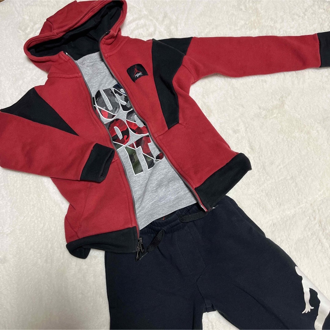 Jordan Brand（NIKE）(ジョーダン)のNIKE ジョーダンセットアップパーカー ロンT キッズ/ベビー/マタニティのキッズ服男の子用(90cm~)(ジャケット/上着)の商品写真