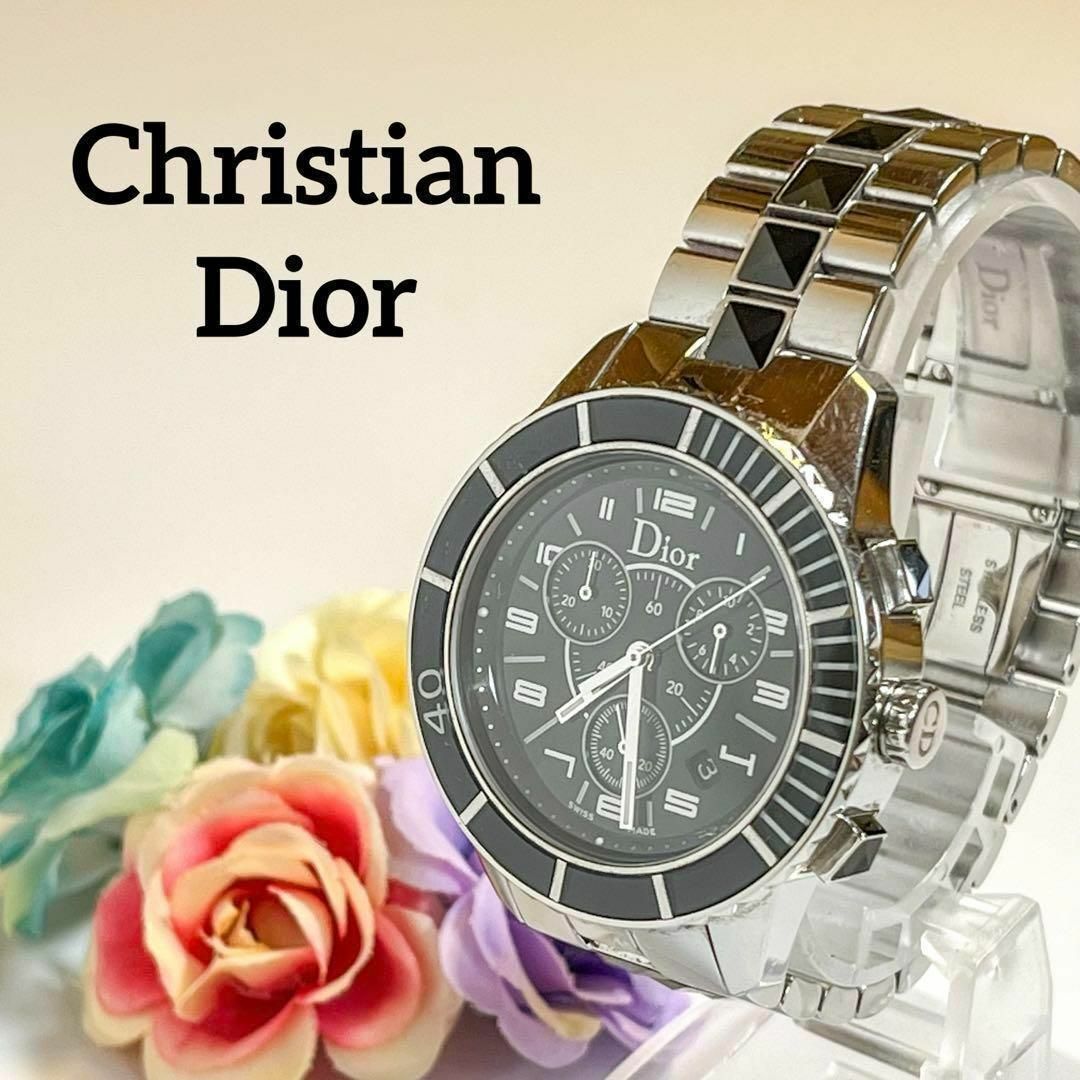 【送料無料】i24 Christian Dior クロノグラフ CD114317 | フリマアプリ ラクマ