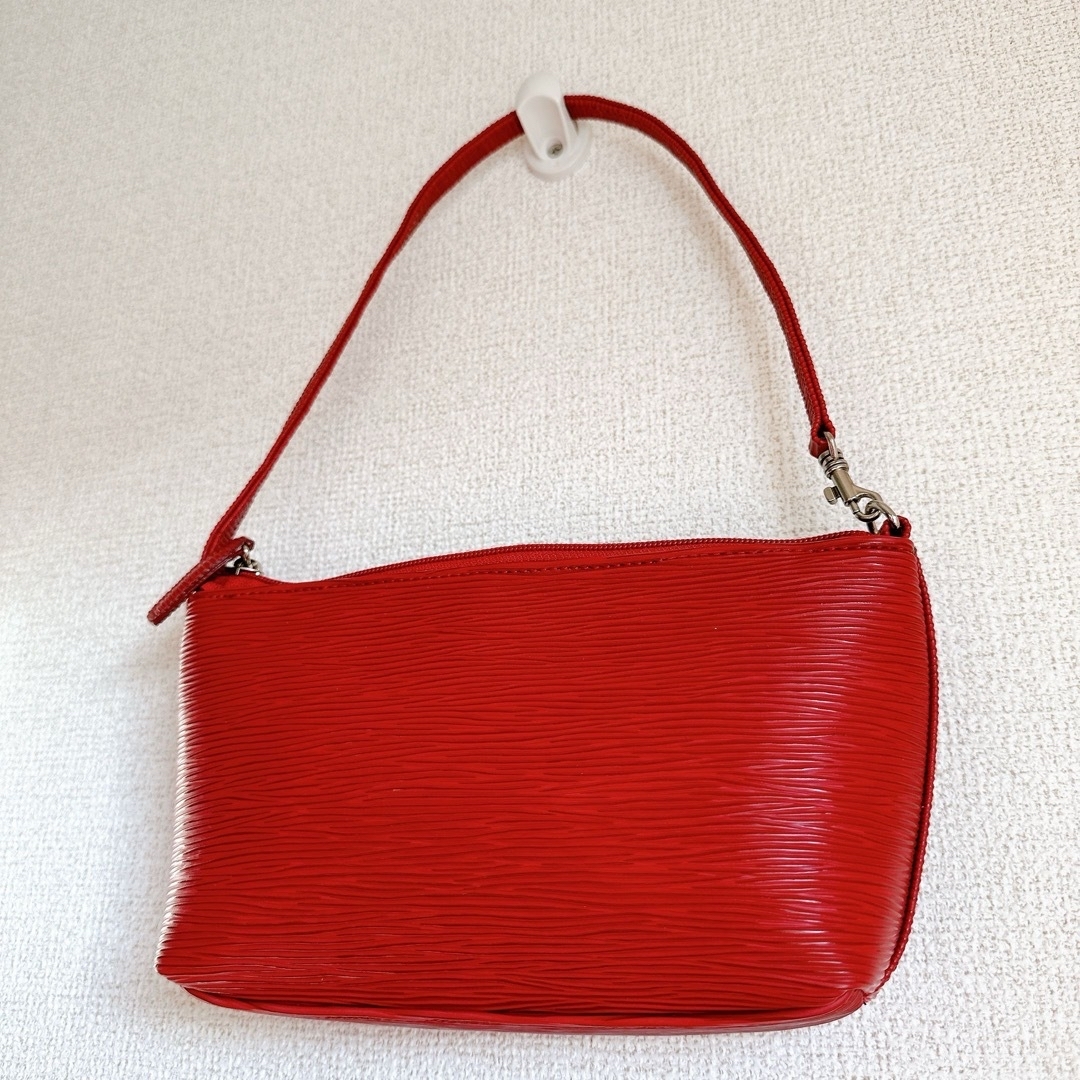 【新品】革バッグ エレフィン　トートバッグ　ミニバッグ　革 エピ柄 レディースのバッグ(ハンドバッグ)の商品写真