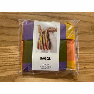 バグゥ(BAGGU)のBAGGU キルトストライプ　ベビーサイズ(エコバッグ)