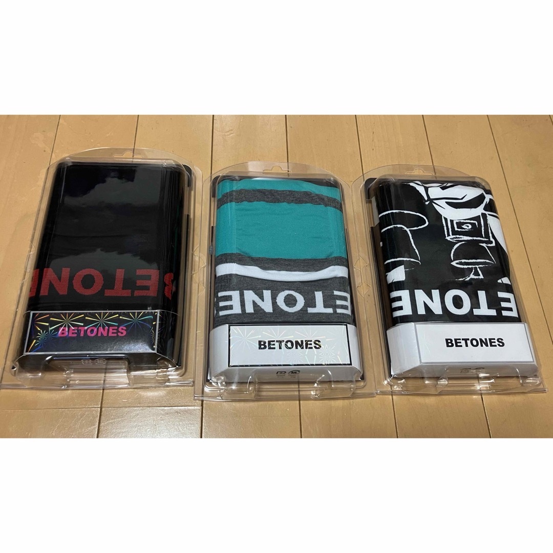 BETONES(ビトーンズ)の新品未開封 BETONES ビトーンズ 3点 定価7,590円 メンズのアンダーウェア(ボクサーパンツ)の商品写真