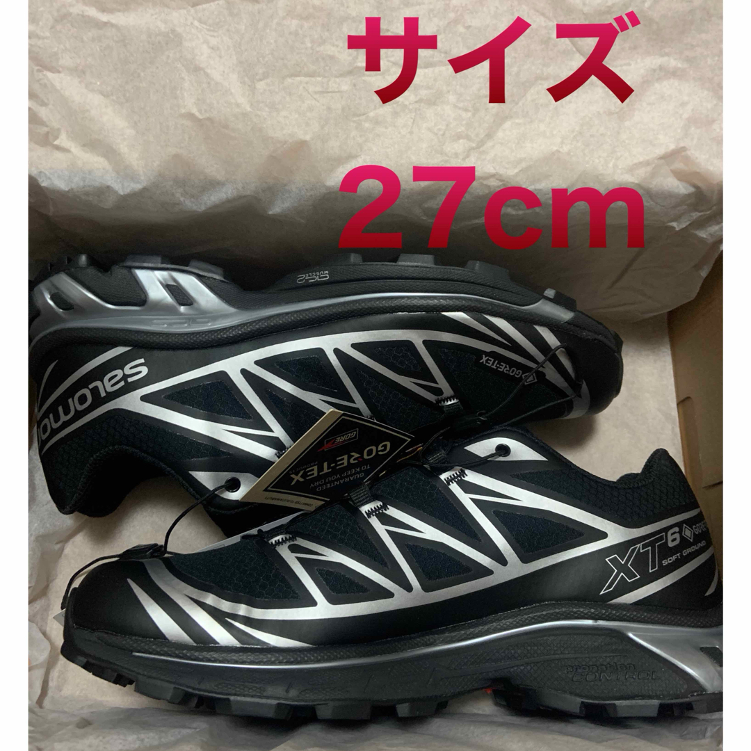 SALOMON(サロモン)のSalomon XT-6 GORE-TEX Black/silver 27 メンズの靴/シューズ(スニーカー)の商品写真