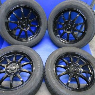 店）Ｇスピード+　205/55Ｒ16　スタッドレス　リーフ　セレナ　ノア(タイヤ・ホイールセット)