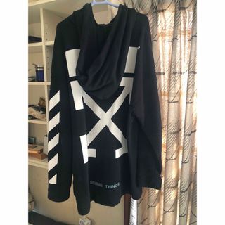 オフホワイト(OFF-WHITE)のoff-white.オフオワイト　サイズ大きめパーカー(パーカー)