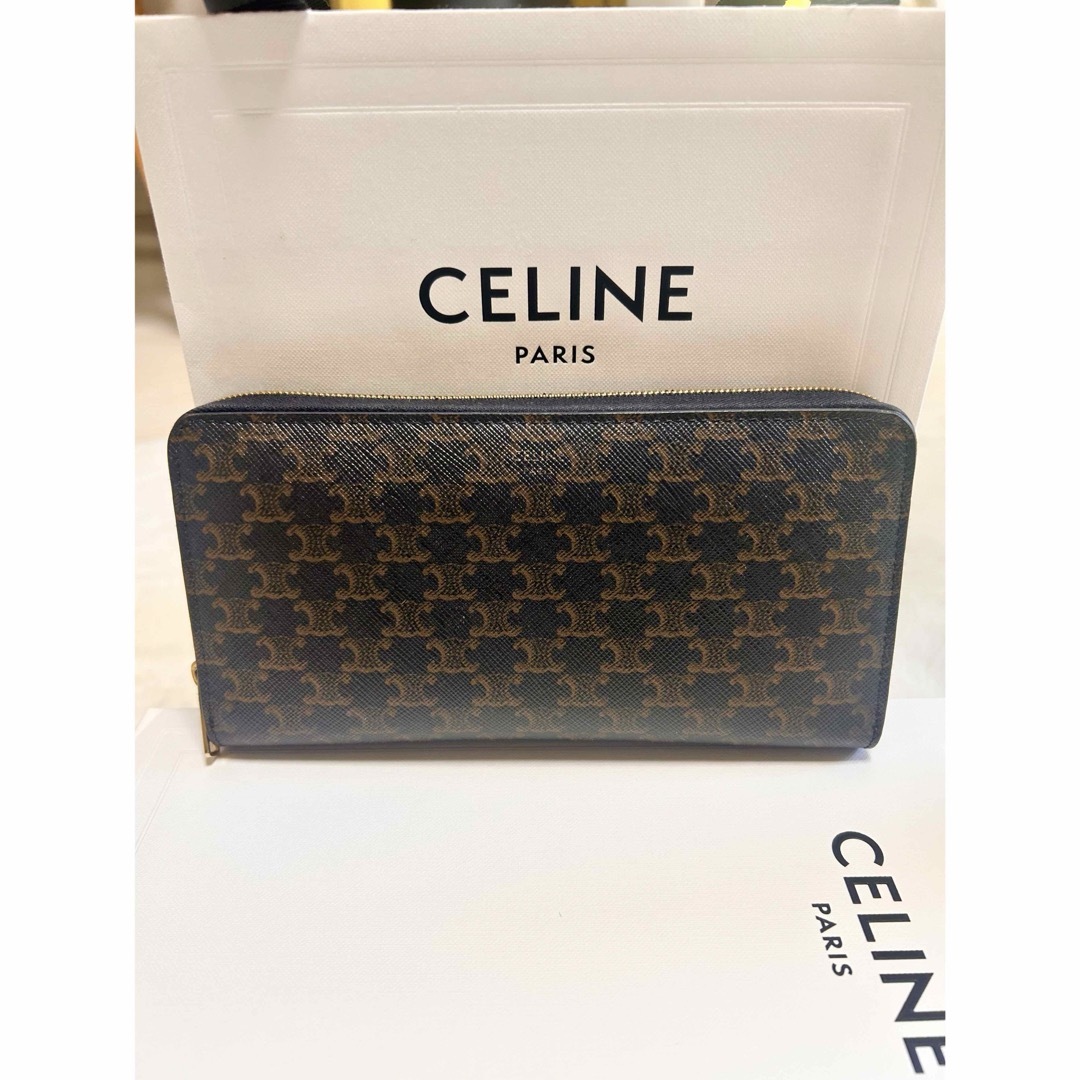 celine(セリーヌ)のCELINE 長財布 トリオンフキャンバス レディースのファッション小物(財布)の商品写真