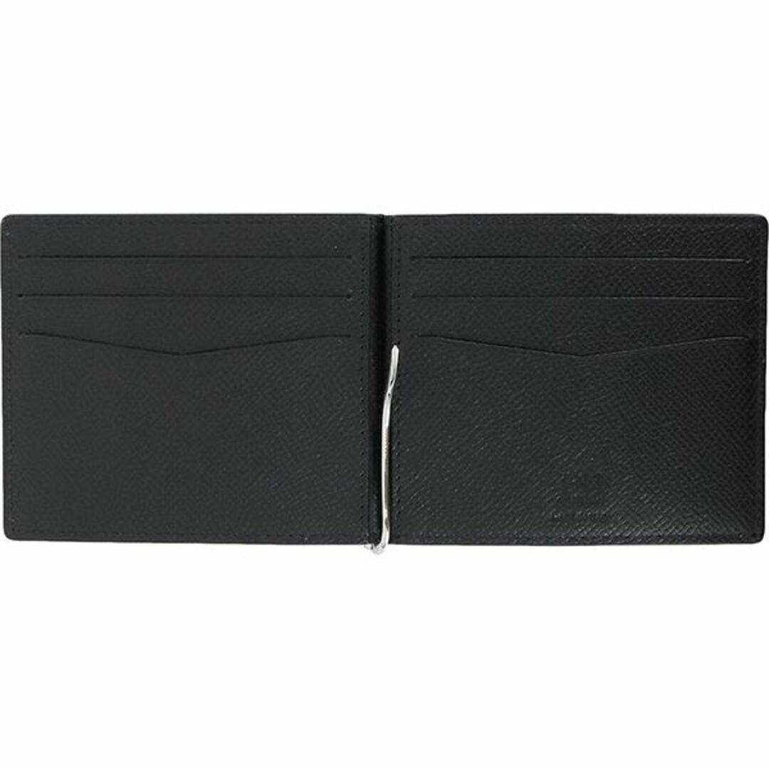 Dunhill(ダンヒル)のダンヒル 二つ折り 財布 メンズ マネークリップ カドガン カーフレザー ブラック 新品 153312 メンズのファッション小物(折り財布)の商品写真