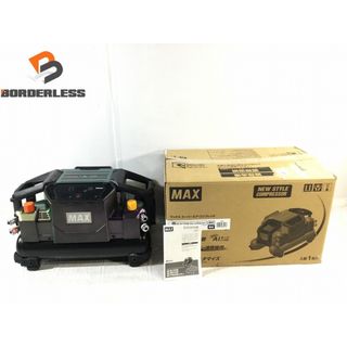 ☆美品限定色☆MAX マックス 常圧/高圧 スーパーエアコンプレッサー AK-HL1310E グリーンアメジスト 100V 11L エアーコンプレッサー 85941(工具)