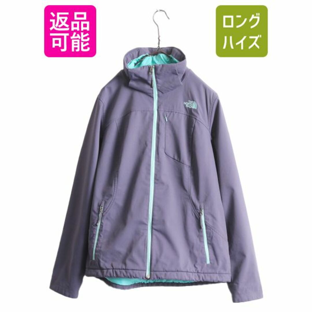 THE NORTH FACE(ザノースフェイス)のUS企画 ノースフェイス APEX 中綿 ソフトシェル ジャケット レディース L 古着 The North Face エイペックス ナイロン ブルゾン マンパ 紫 レディースのジャケット/アウター(ブルゾン)の商品写真