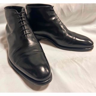 サントーニ(Santoni)の【美品】SANTONI サントーニ ホールカット　25.5㎝|黒|k879(ドレス/ビジネス)