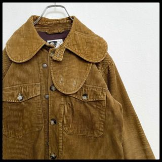 エンジニアードガーメンツ(Engineered Garments)の希少　エンジニアードガーメンツ　太畝　コーデュロイシャツジャケット　ブラウン(ブルゾン)