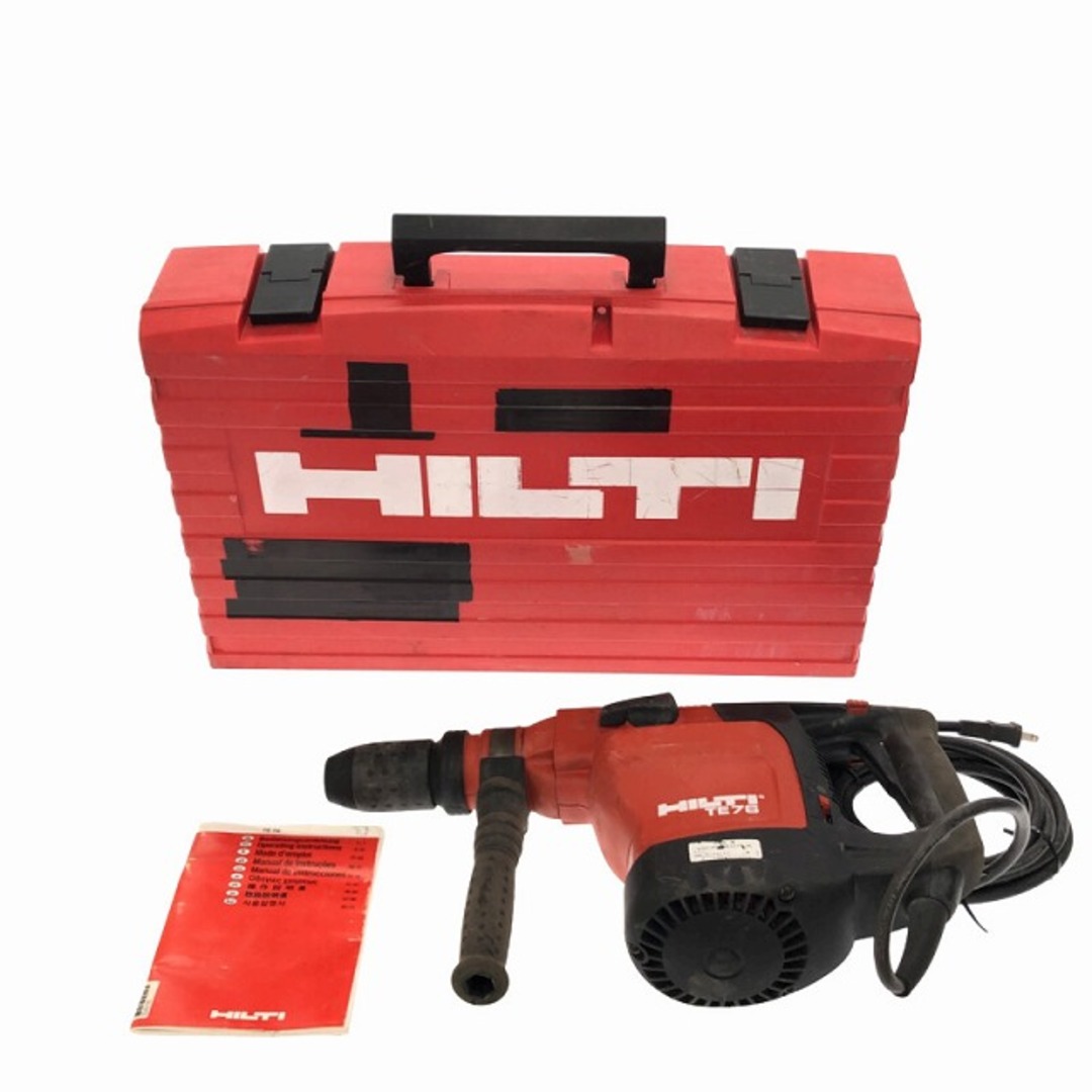 ☆中古品☆ HILTI ヒルティ100V ハンマードリル TE76 電動工具 ☆中古品☆ HILTI ヒルティ100V ハンマードリル TE76 電動工具