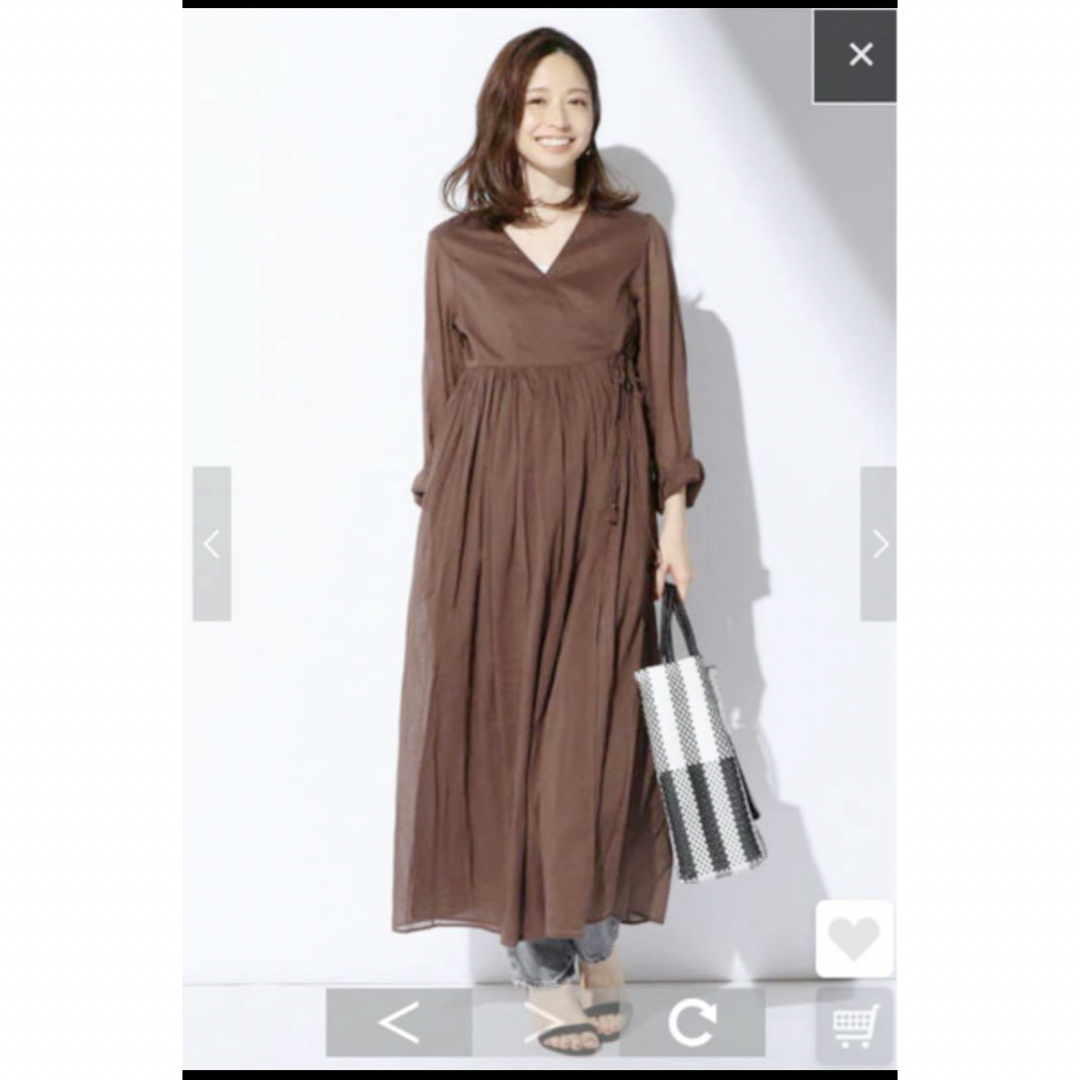 Silk Stripe Crossover Gown | Pasand by ne Quittez pas