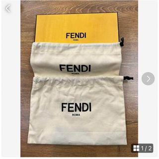 フェンディ(FENDI)のフェンディ　ショップ箱、巾着型保存袋　3点セット(ショップ袋)