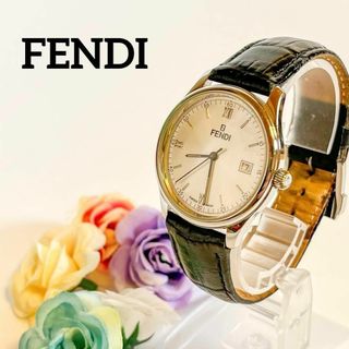 フェンディ(FENDI)の【送料無料】i229 FENDI フェンディ　オロロジ　210G シルバー(腕時計(アナログ))