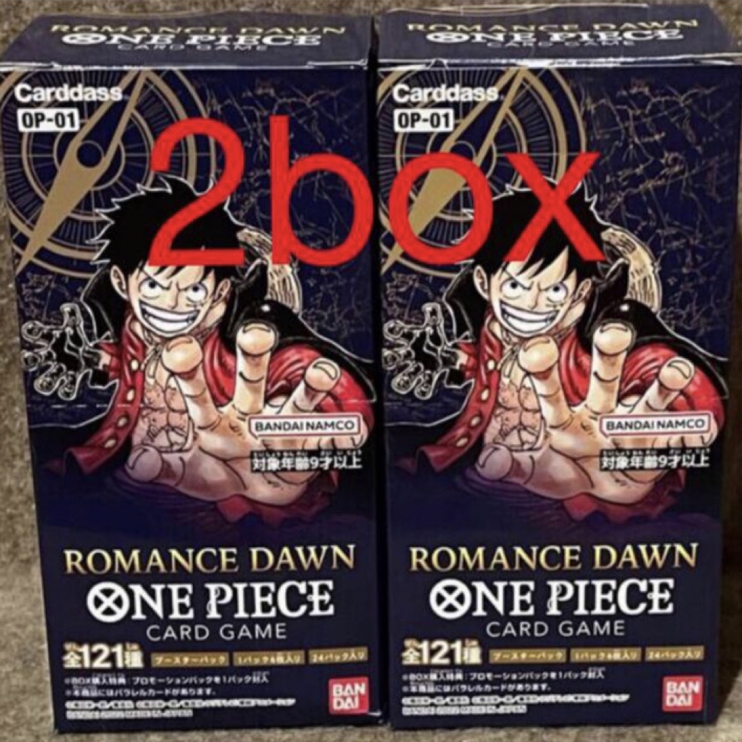 ONE PIECE - ワンピースカードゲーム ROMANCE DAWN 2box 新品 未開封の ...