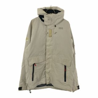 ヘリーハンセン(HELLY HANSEN)のヘリーハンセン ジップジャケット S ホワイト HELLY HANSEN メンズ 古着 【240210】(その他)