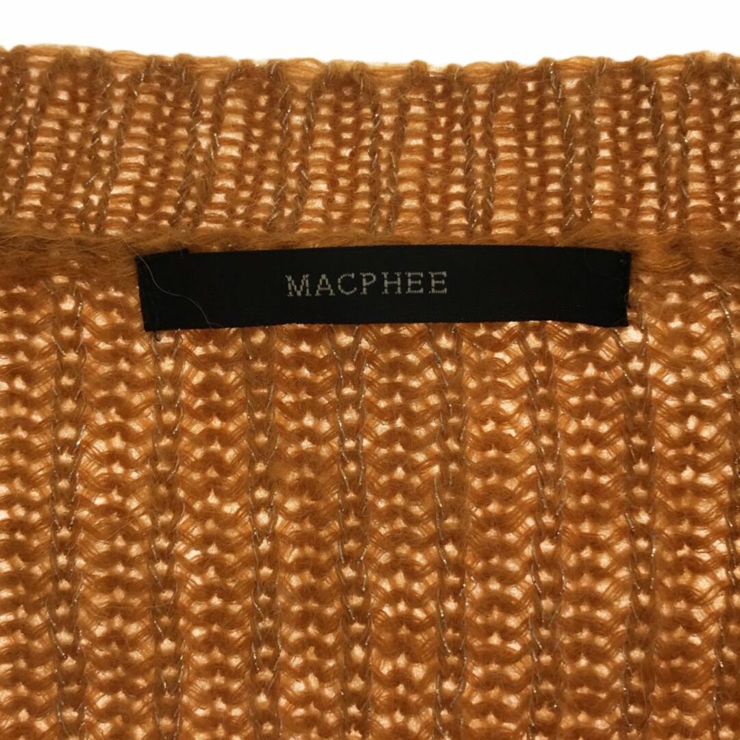 MACPHEE(マカフィー)のマカフィー 7分袖 セーター 1 イエロー MACPHEE トゥモローランド ニット レディース 古着 【240210】 レディースのトップス(ニット/セーター)の商品写真