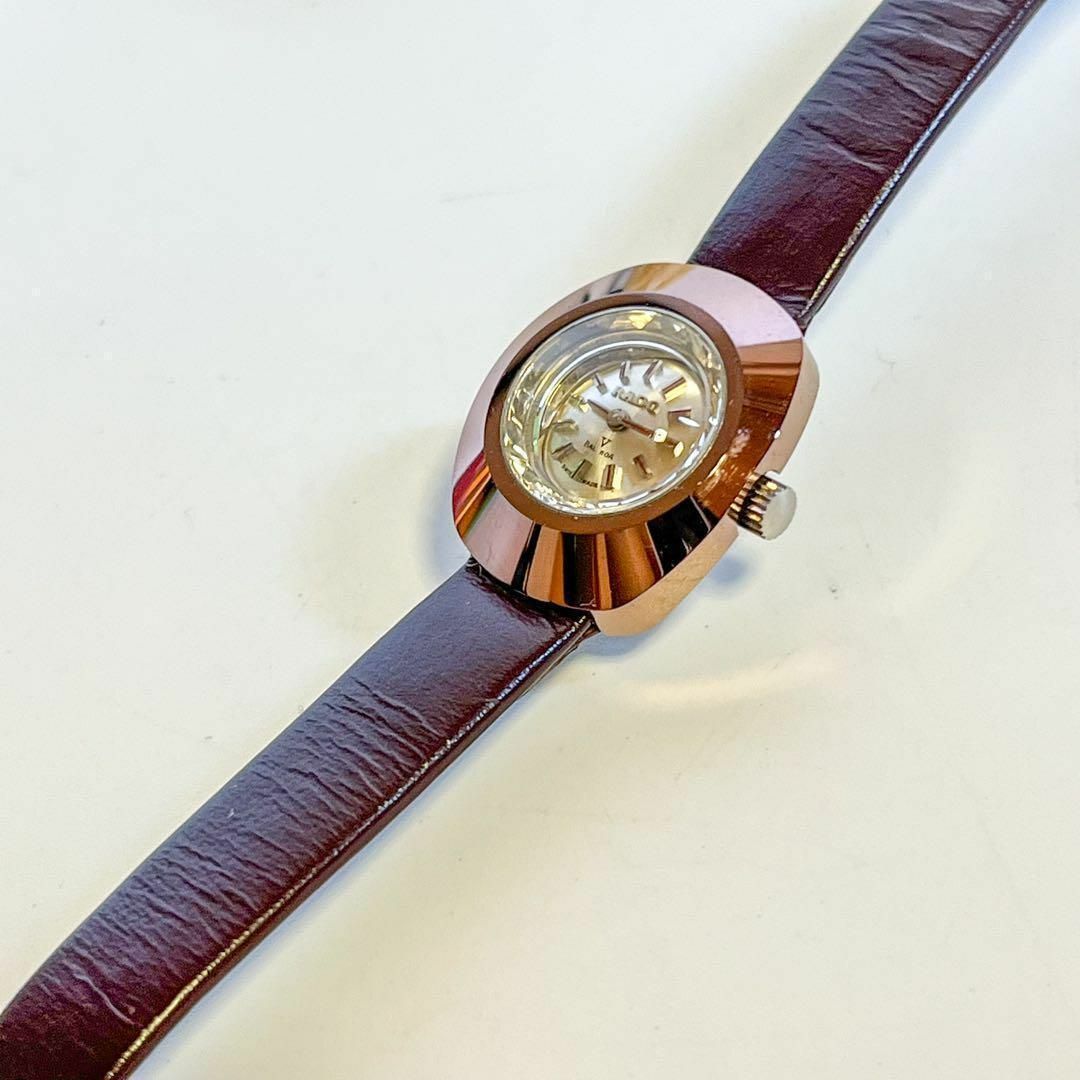 RADO(ラドー)の【送料無料】i244　RADO ラドー　バルボア　手巻き　レディース　革 レディースのファッション小物(腕時計)の商品写真