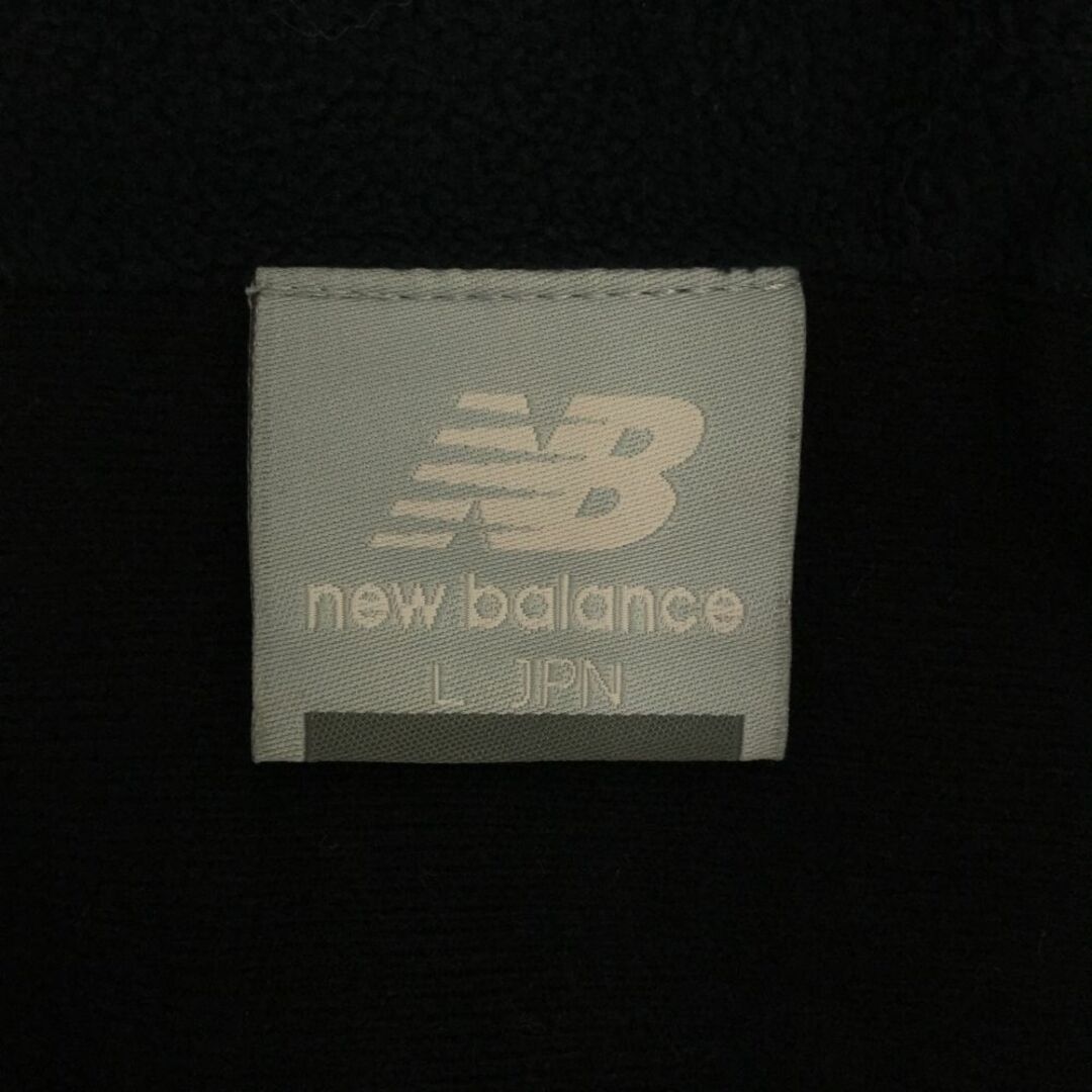 New Balance(ニューバランス)のニューバランス 中綿コート L ブラック NEW BALANCE 裏トリコット レディース 古着 【240210】 レディースのジャケット/アウター(ダウンコート)の商品写真