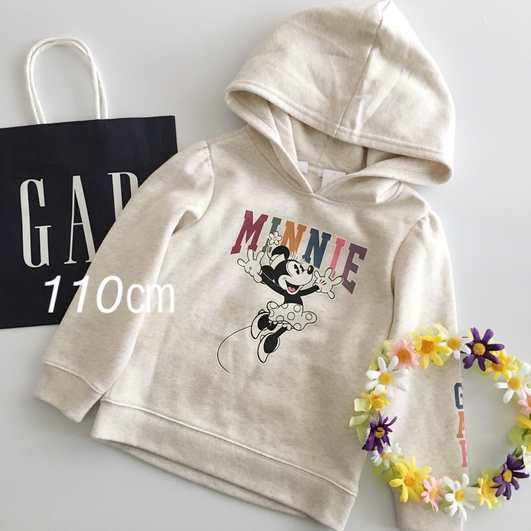 babyGAP(ベビーギャップ)の新品♡baby gap♡ギャップ♡ディズニー♡ミニー♡パーカー/ユニクロ/ザラ/ キッズ/ベビー/マタニティのキッズ服女の子用(90cm~)(Tシャツ/カットソー)の商品写真