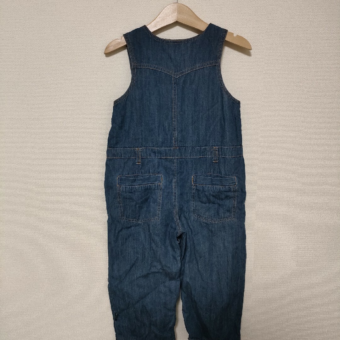 ej sikke lej(アイシッケライ)のデニムオーバーオール キッズ/ベビー/マタニティのキッズ服男の子用(90cm~)(パンツ/スパッツ)の商品写真