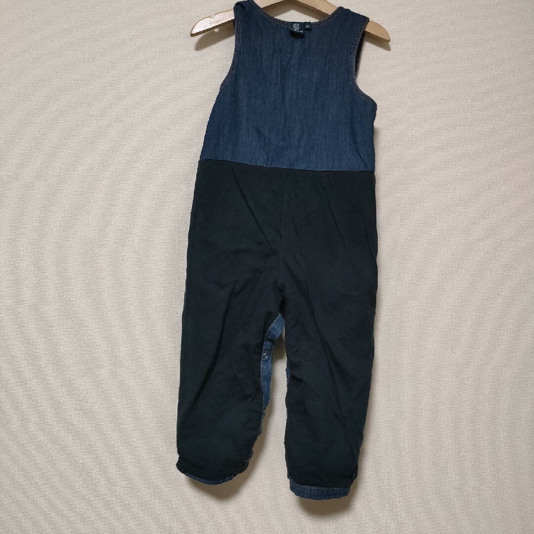 ej sikke lej(アイシッケライ)のデニムオーバーオール キッズ/ベビー/マタニティのキッズ服男の子用(90cm~)(パンツ/スパッツ)の商品写真